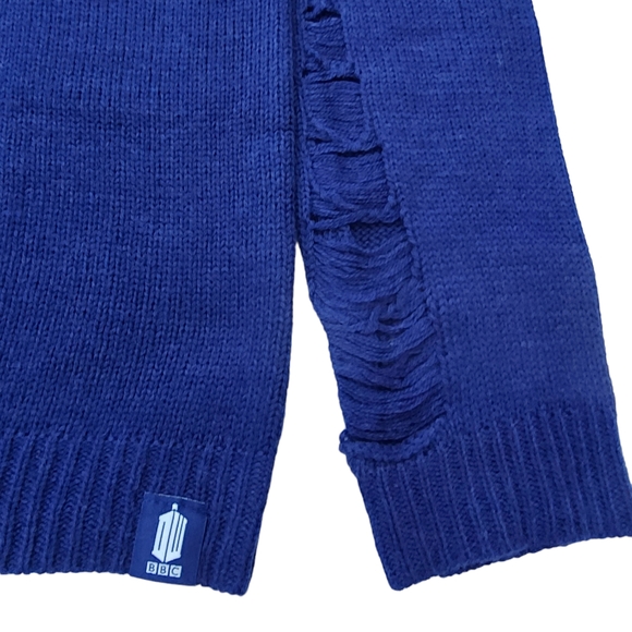 Doctor Who Tardis Distressed Sweater - Picture 6 of 8